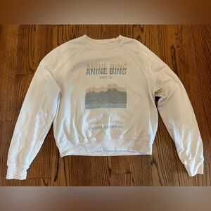 Anine Bing - Los Angeles Crewneck Sweatshirt Size XS